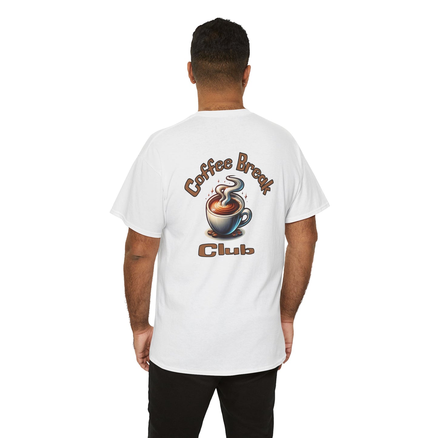 Coffee Break Club Tee - Unisex Heavy Cotton T-Shirt