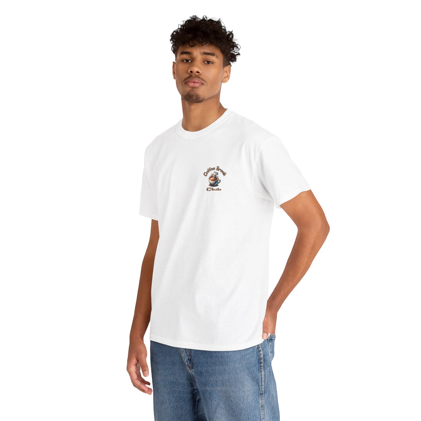 Coffee Break Club Tee - Unisex Heavy Cotton T-Shirt