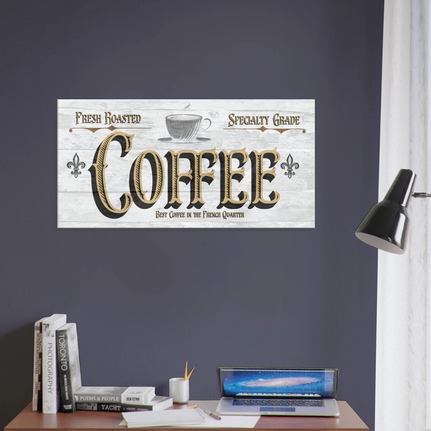 French Quarter Coffee Canvas Wall Print - Java Good Coffee