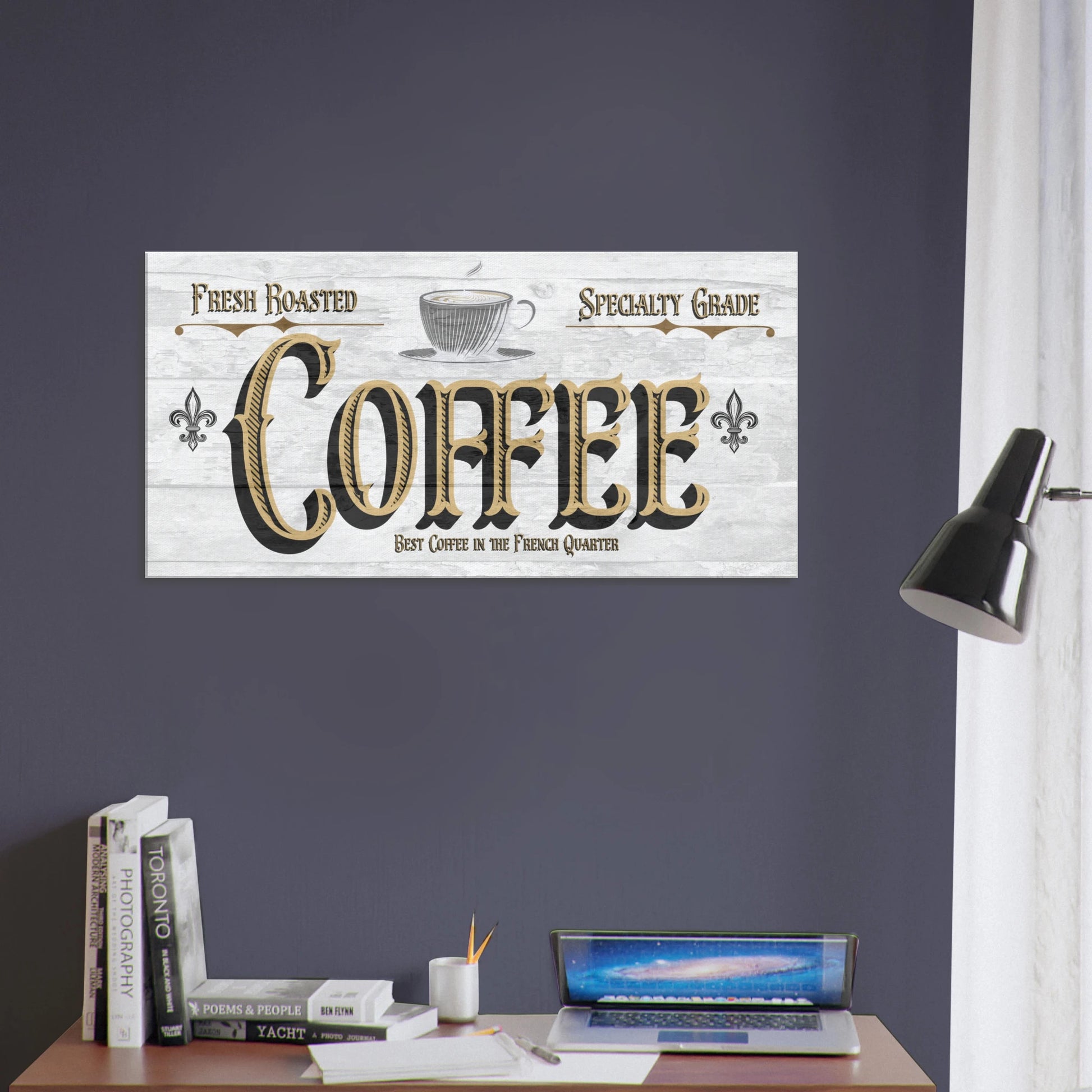 French Quarter Coffee Canvas Wall Print - Java Good Coffee