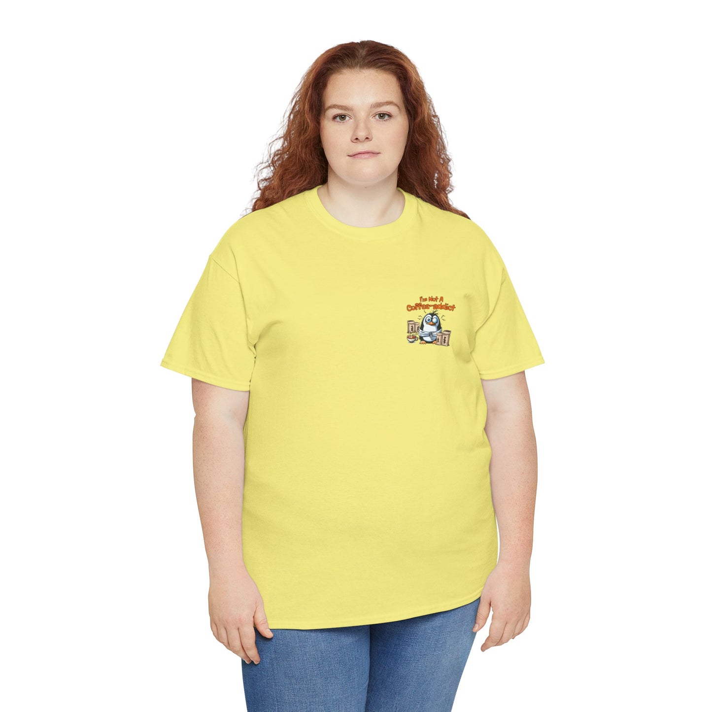 Coffee Addict Unisex Heavy Cotton Tee