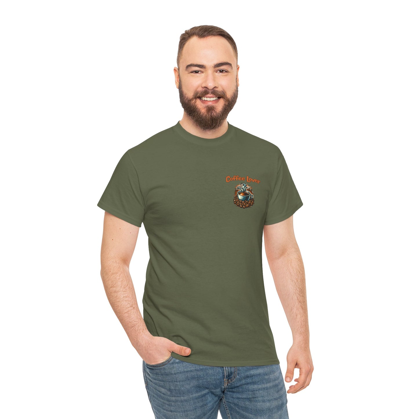 Coffee Lover Unisex Heavy Cotton Tee - Perfect Gift for Coffee Enthusiasts