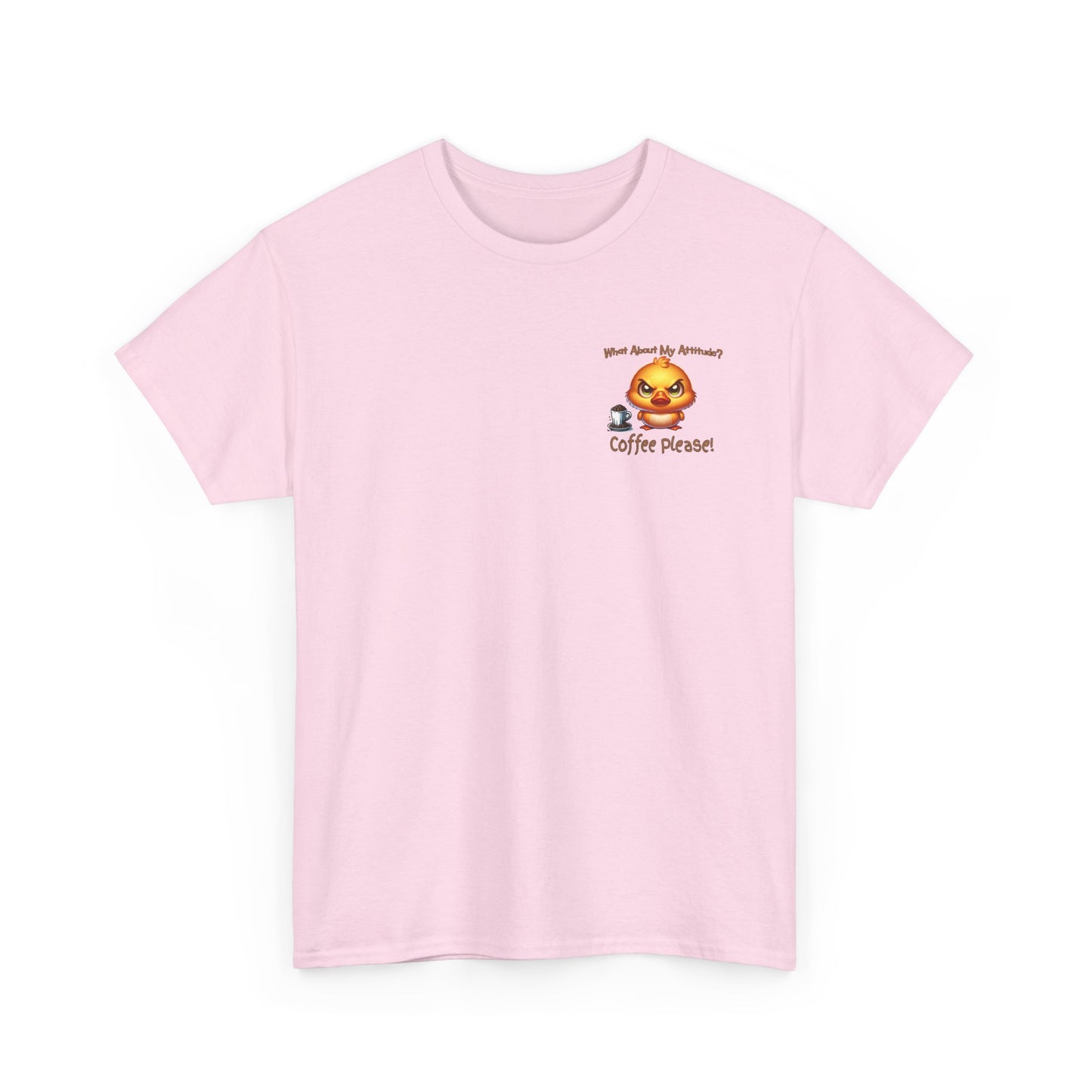 Birdie Coffee Attitude Unisex Heavy Cotton Tee