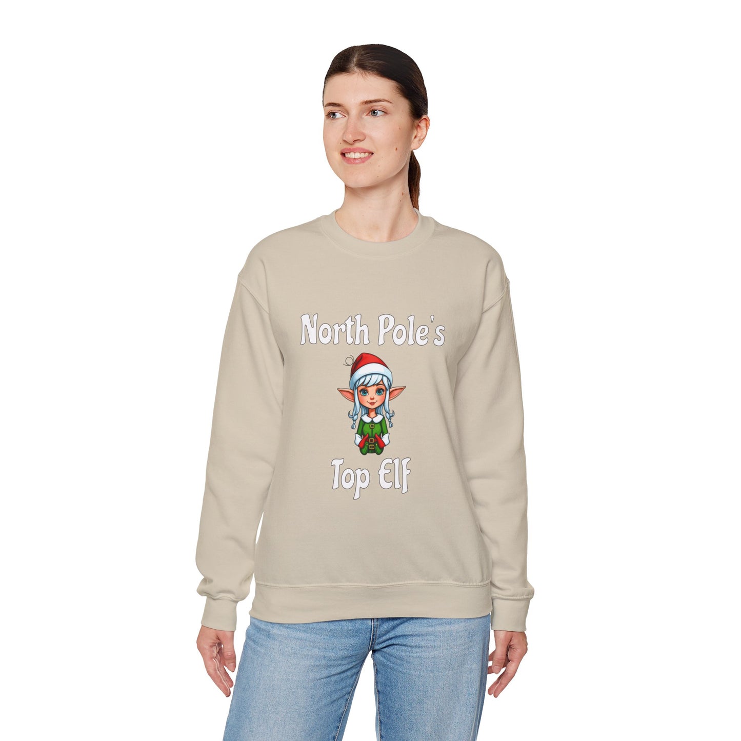 Top Elf Unisex Heavy Blend™ Crewneck Sweatshirt
