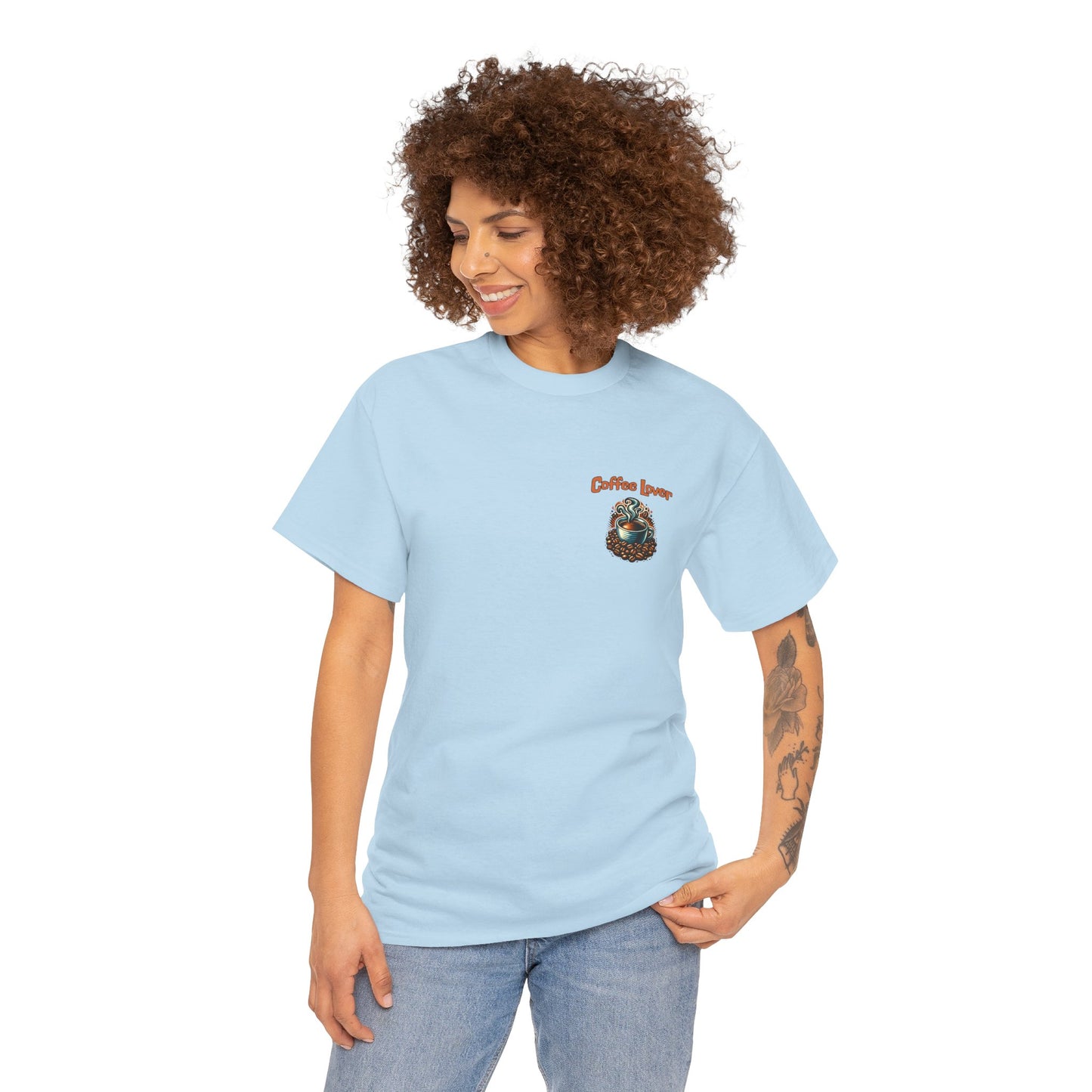 Coffee Lover Unisex Heavy Cotton Tee - Perfect Gift for Coffee Enthusiasts