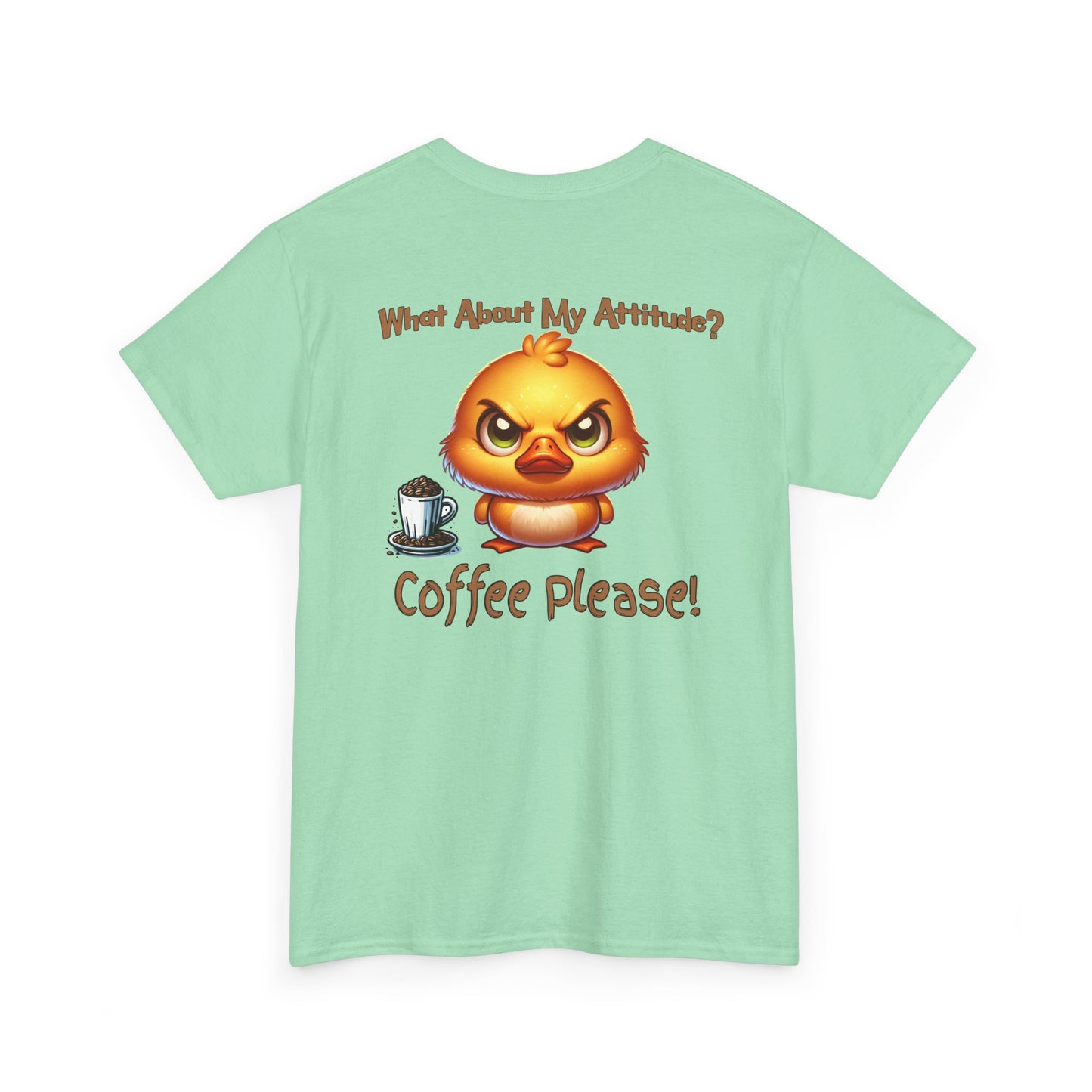 Birdie Coffee Attitude Unisex Heavy Cotton Tee