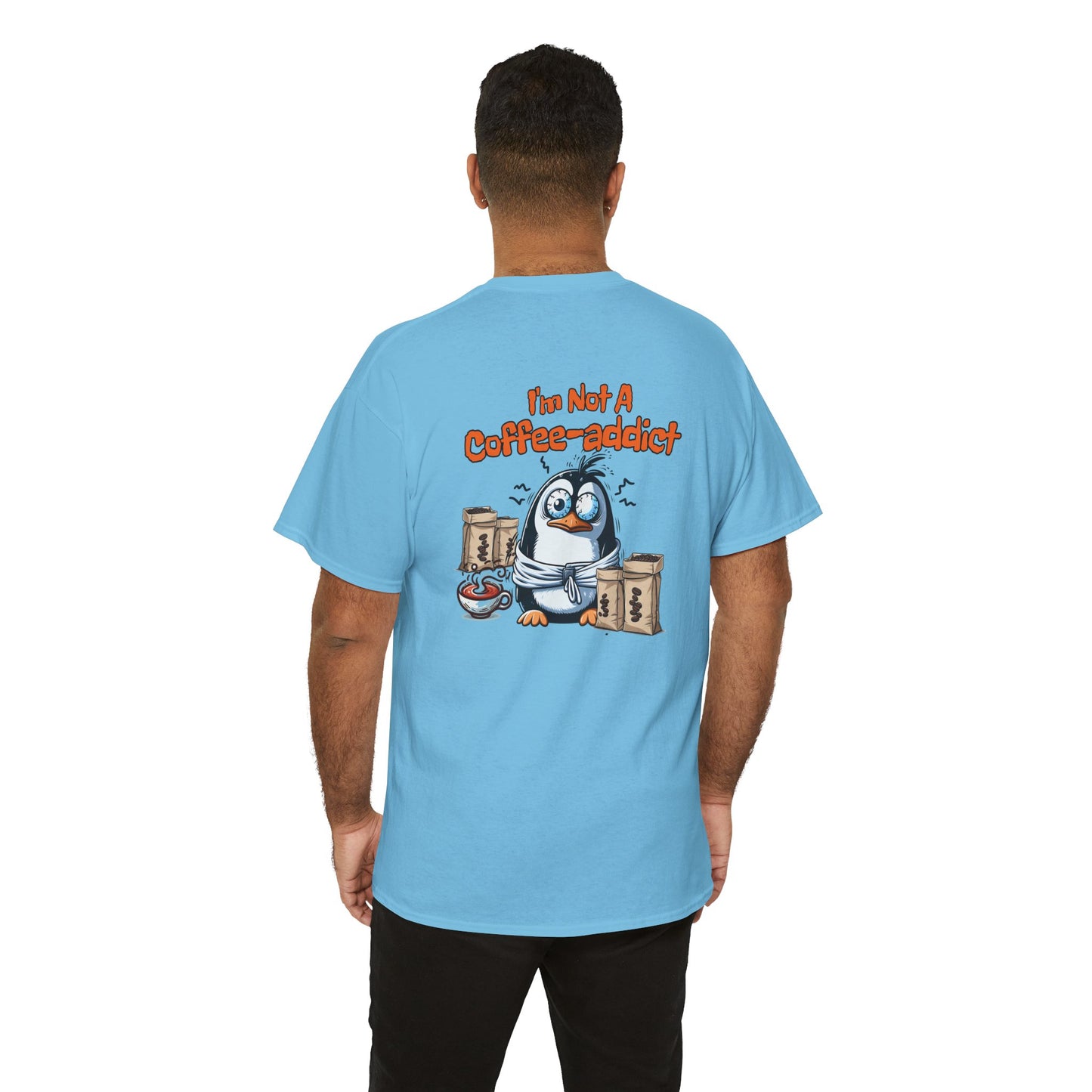 Coffee Addict Unisex Heavy Cotton Tee