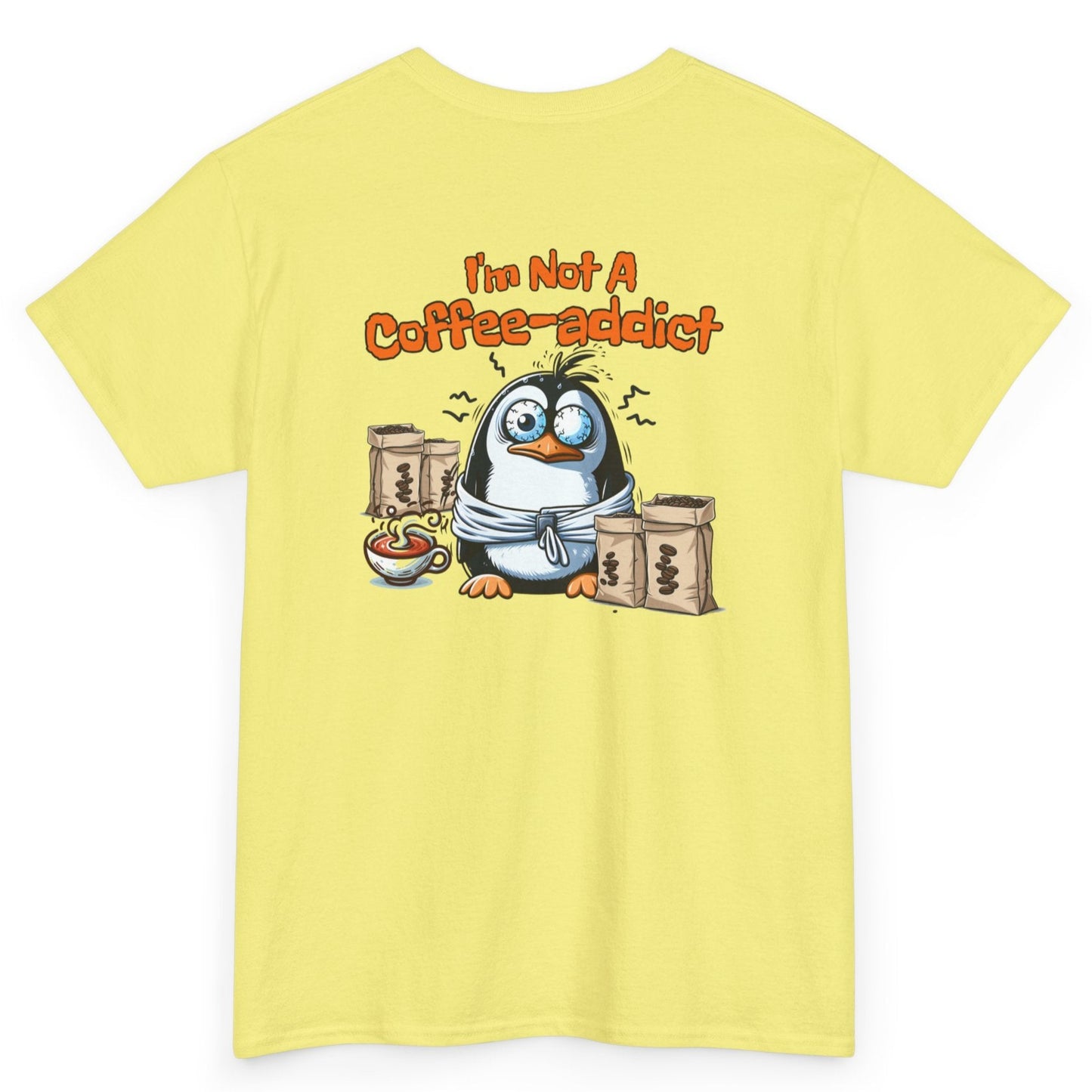 Coffee Addict Unisex Heavy Cotton Tee