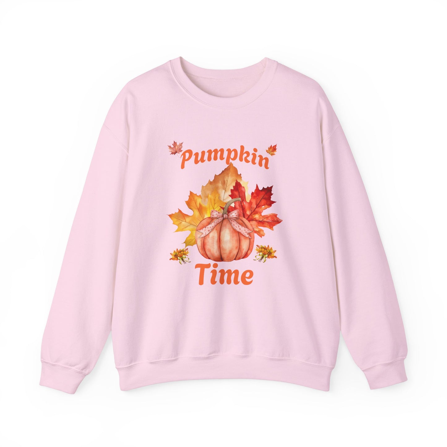Pumpkin Time Unisex Heavy Blend™ Crewneck Sweatshirt at Java Good Coffee