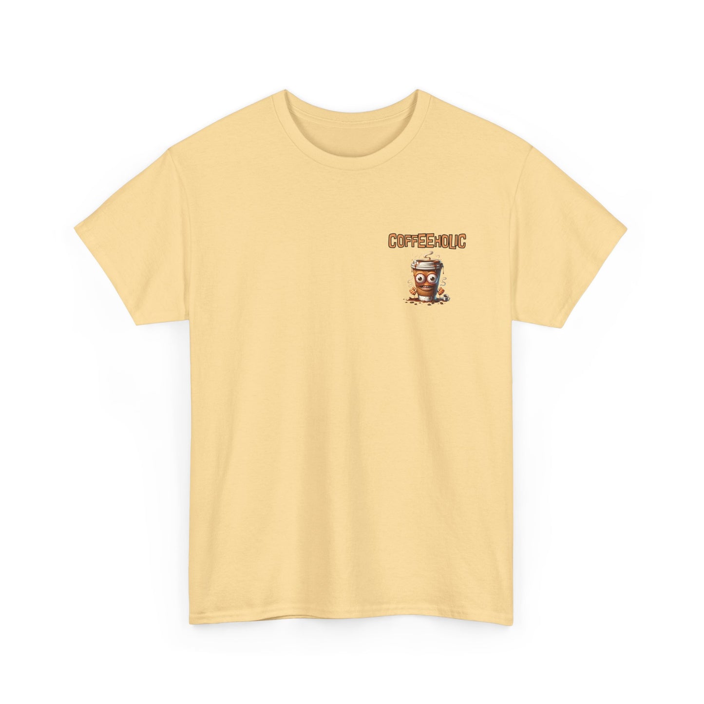 Coffeeholic Crazy Unisex Heavy Cotton Tee
