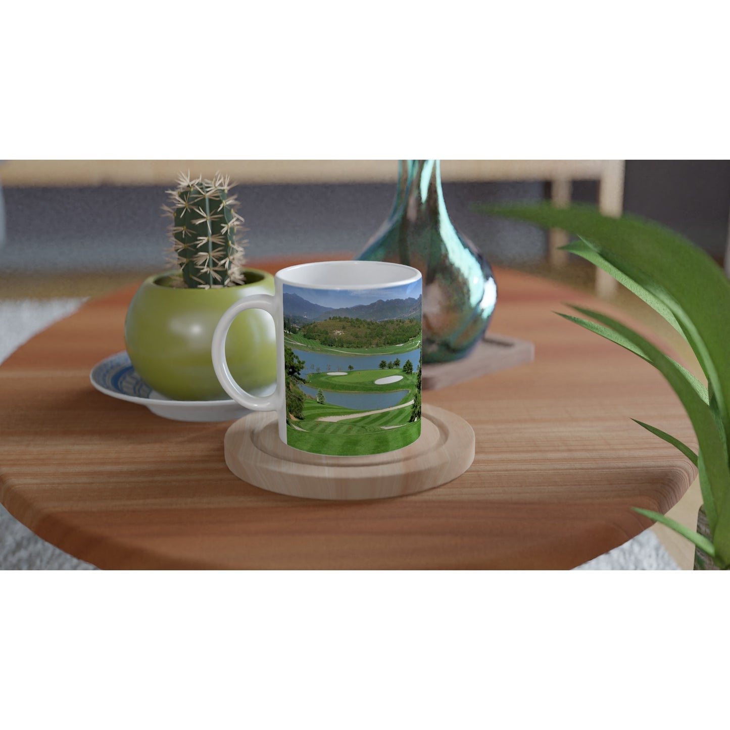 Par Three White 11oz Ceramic Mug