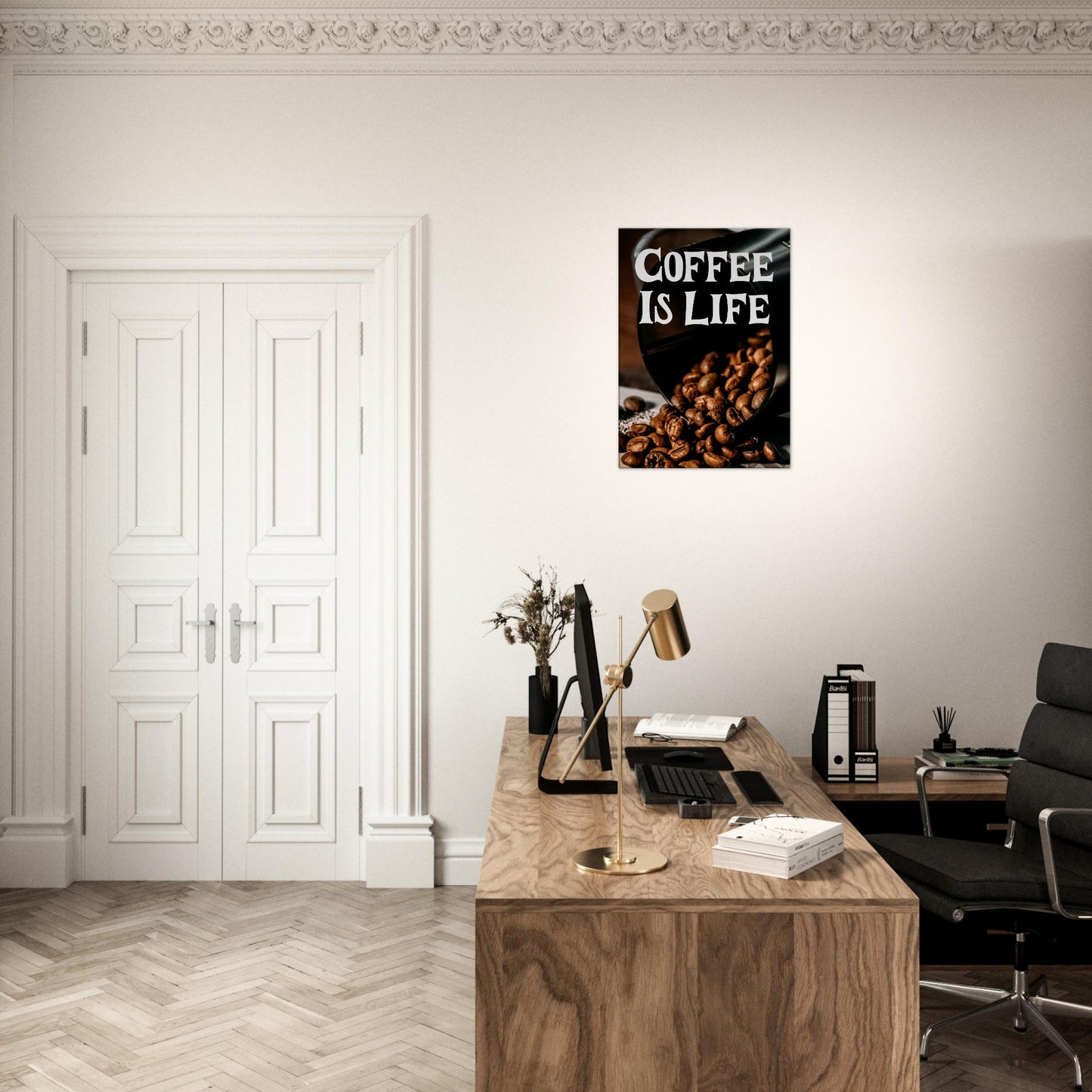 Coffee is Life Canvas Wall Print - Java Good Coffee