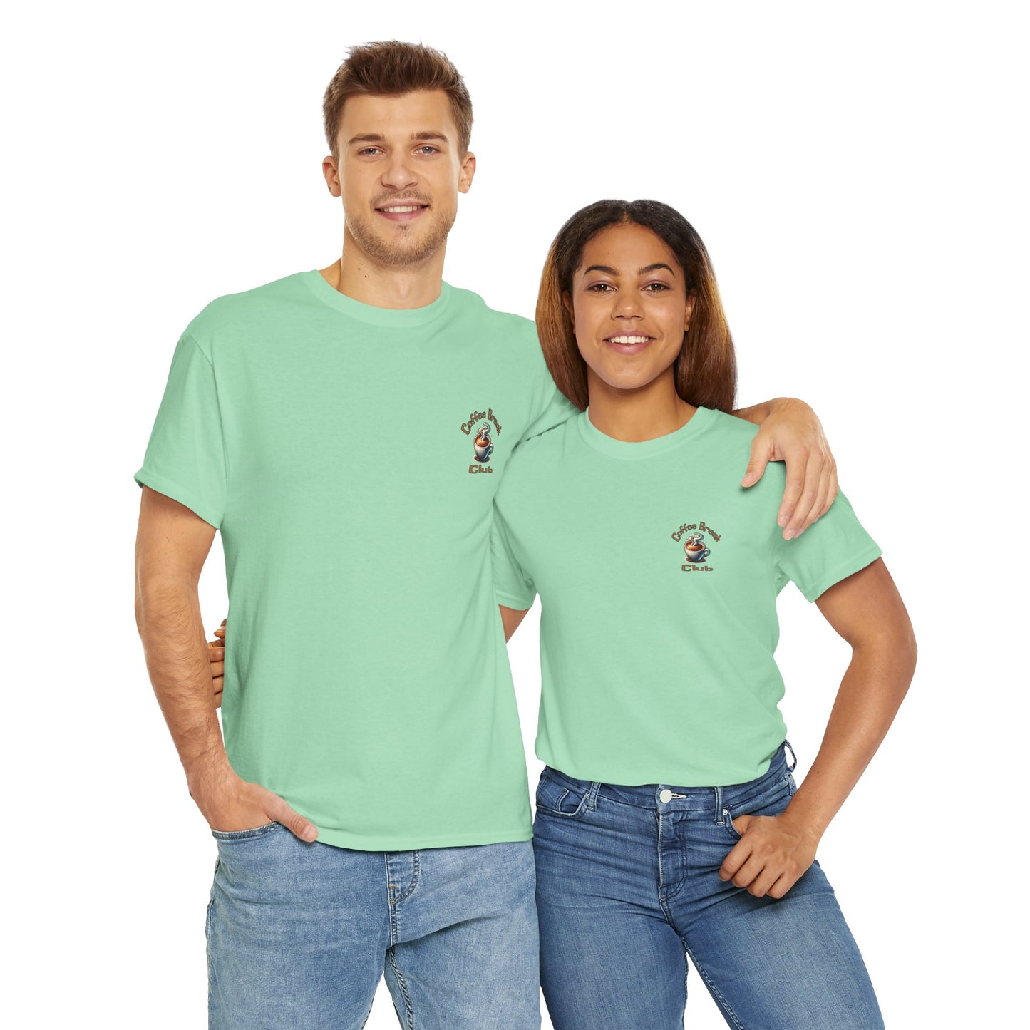 Coffee Break Club Tee - Unisex Heavy Cotton T-Shirt