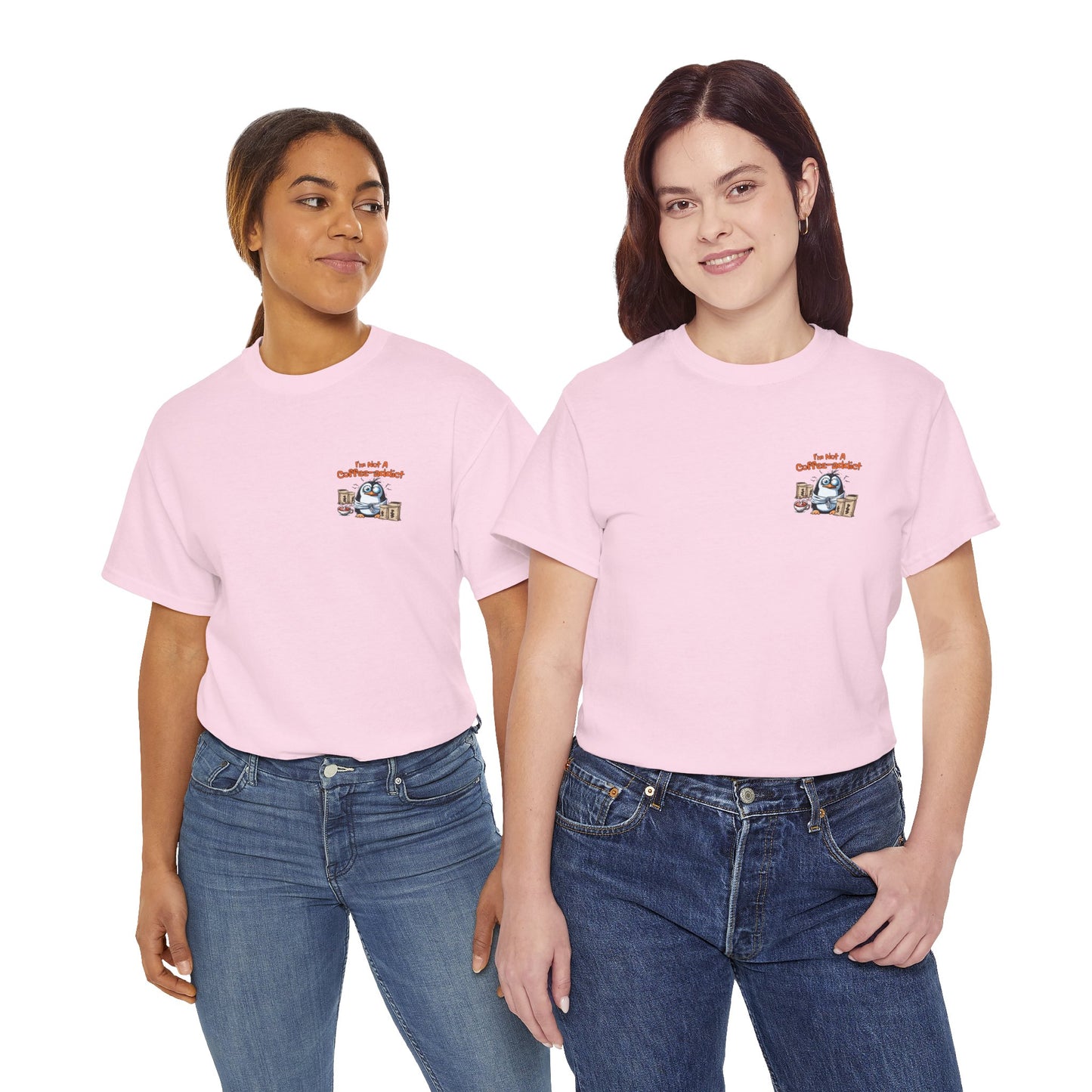 Coffee Addict Unisex Heavy Cotton Tee