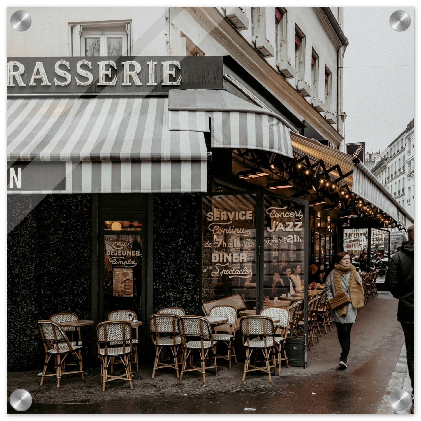 French Cafe Acrylic Print at Java Good Coffee