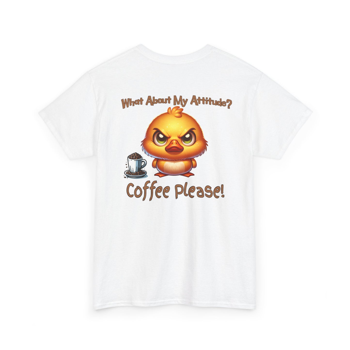 Birdie Coffee Attitude Unisex Heavy Cotton Tee by Java Good Coffee