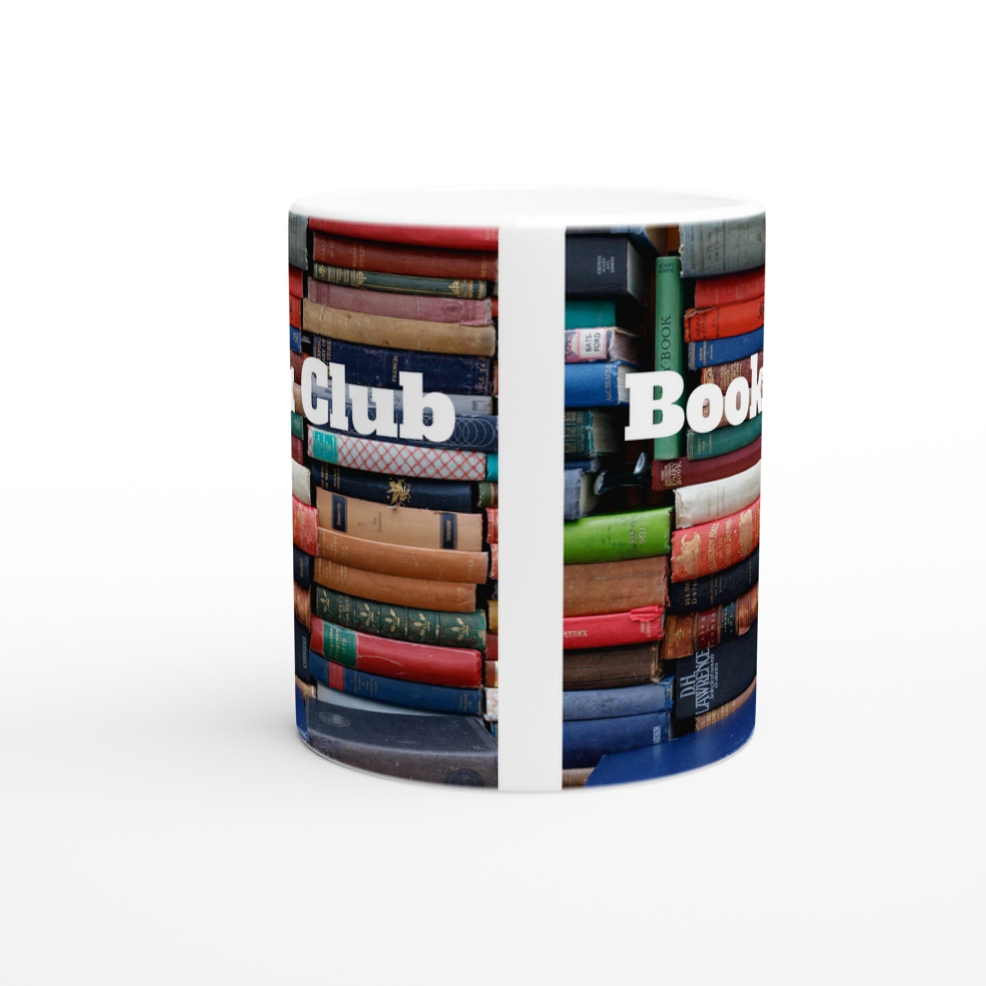Book Club White 11oz Ceramic Mug on Java Good Coffee