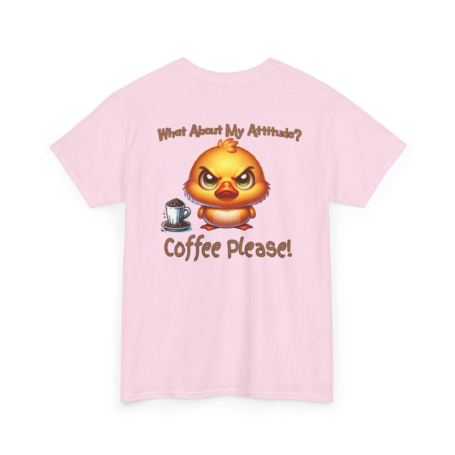 Birdie Coffee Attitude Unisex Heavy Cotton Tee
