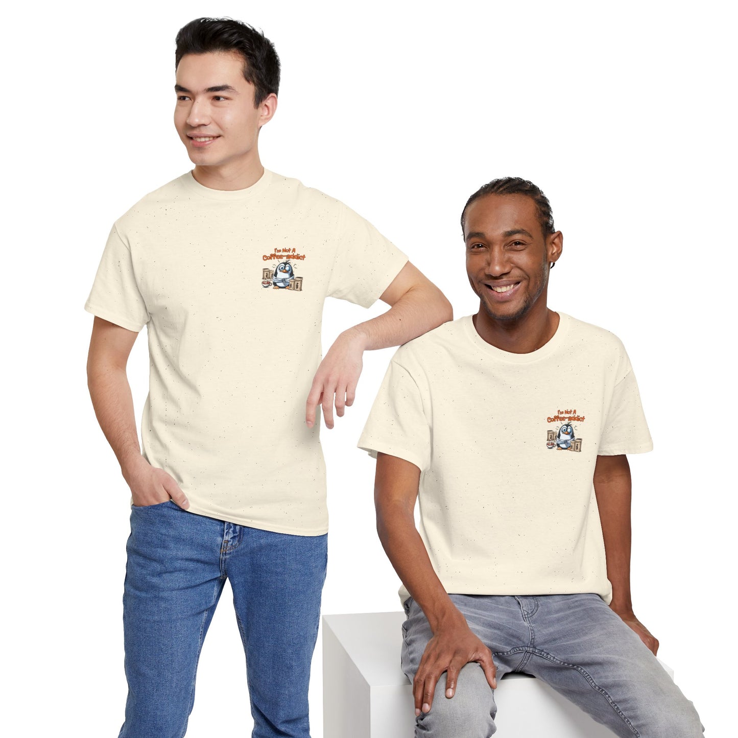 Coffee Addict Unisex Heavy Cotton Tee