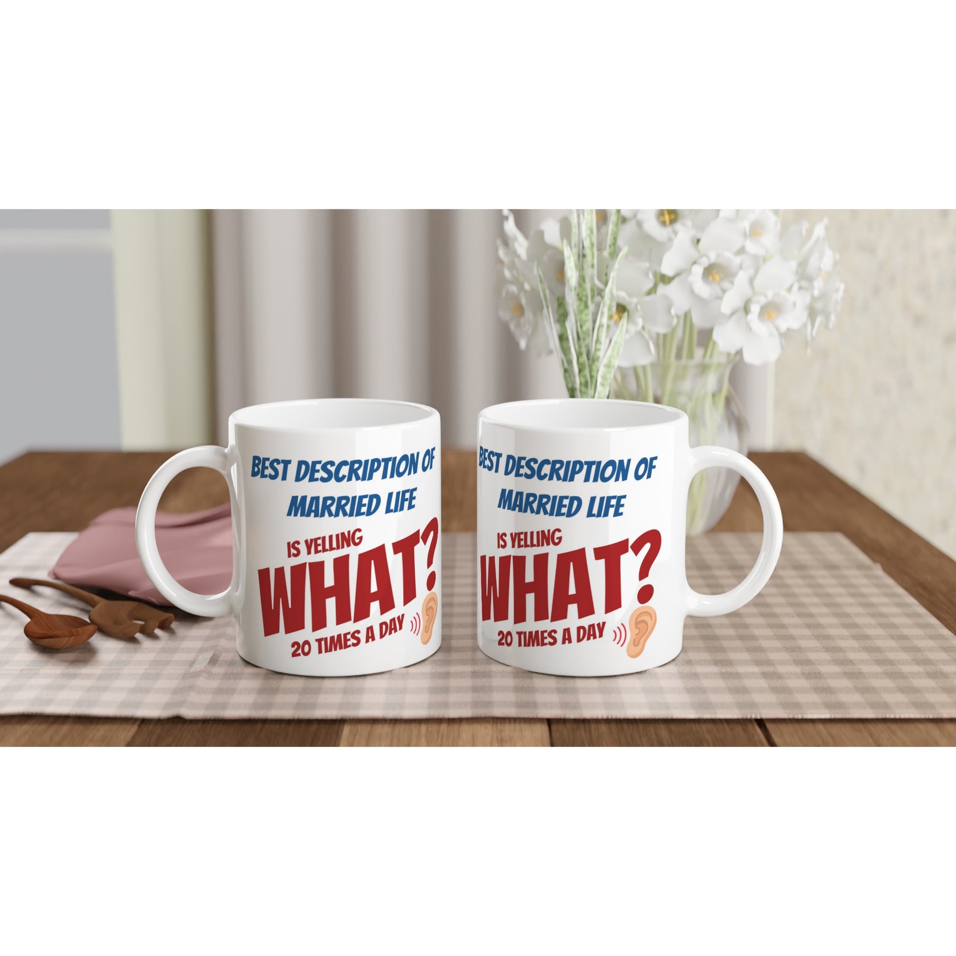 Yelling What! White 11oz Ceramic Mug - Java Good Coffee