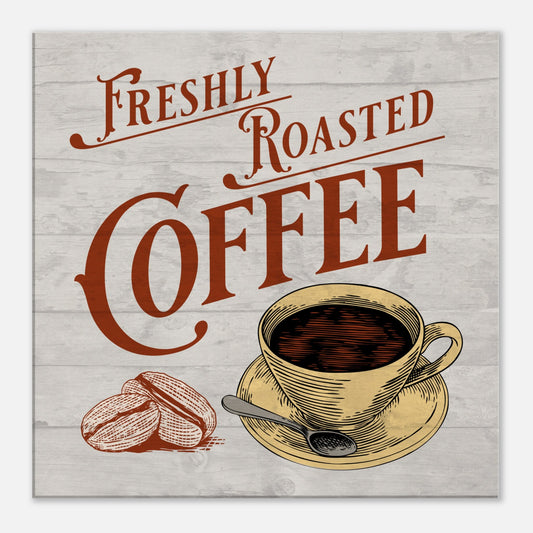Freshly Roasted Coffee Canvas Wall Print by Java Good Coffee