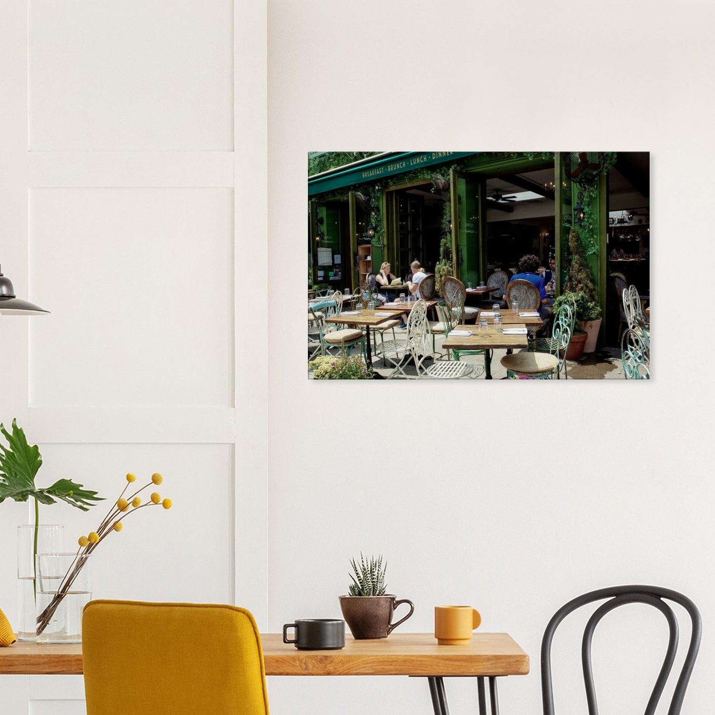 Four Door Cafe Canvas Wall Print Java Good Coffee