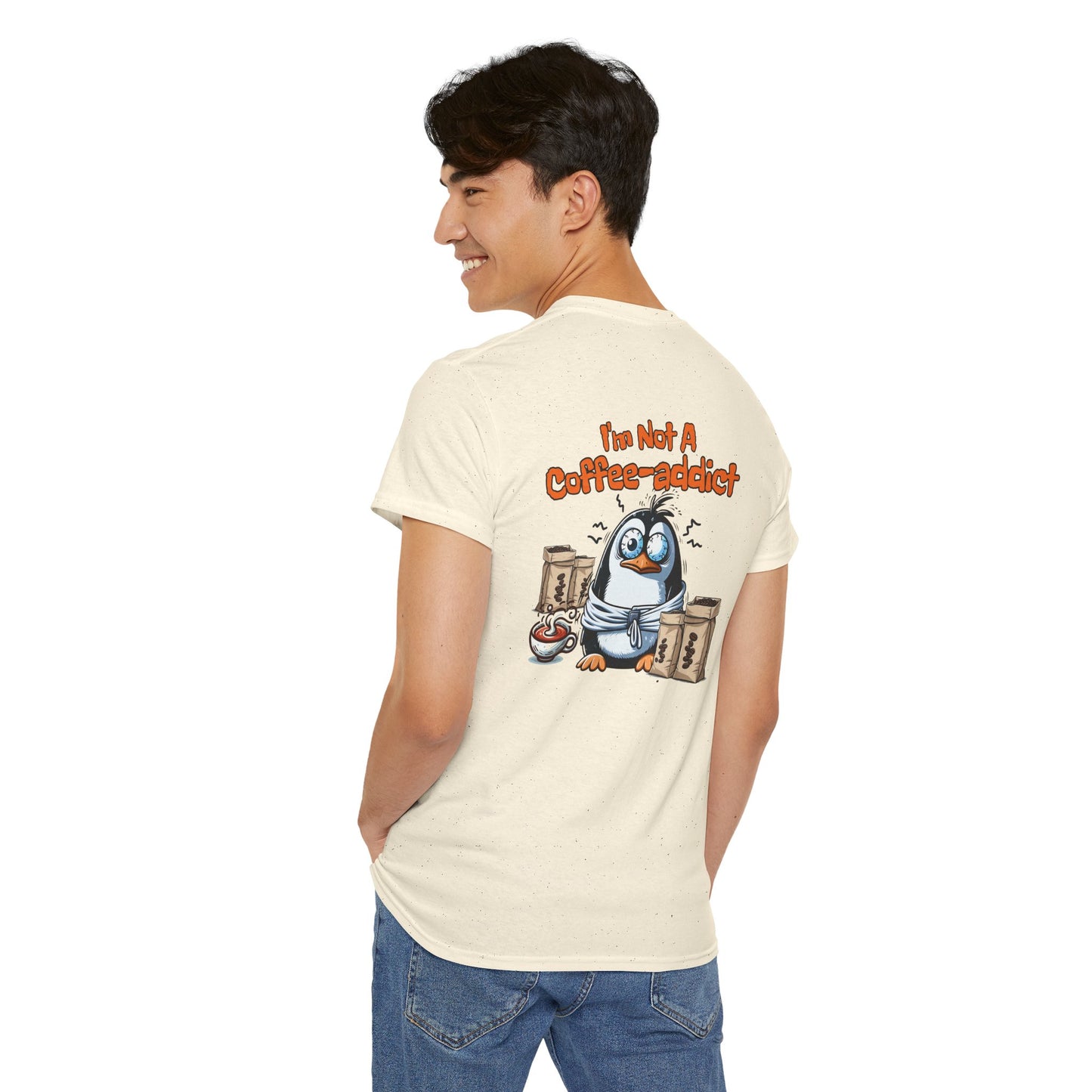 Coffee Addict Unisex Heavy Cotton Tee