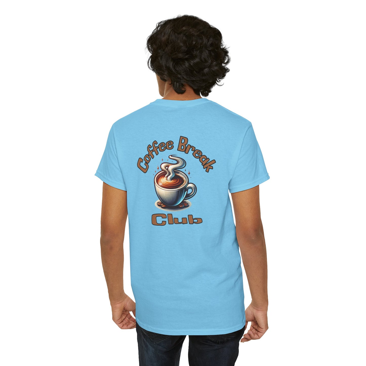 Coffee Break Club Tee - Unisex Heavy Cotton T-Shirt