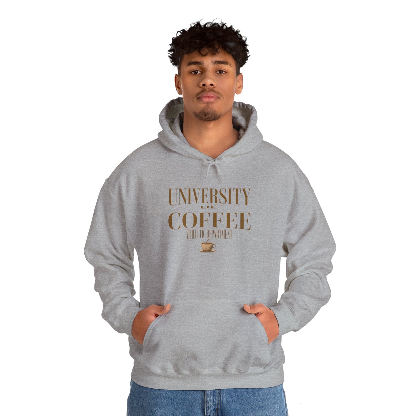 University of Coffee Unisex Heavy Blend™ Hooded Sweatshirt