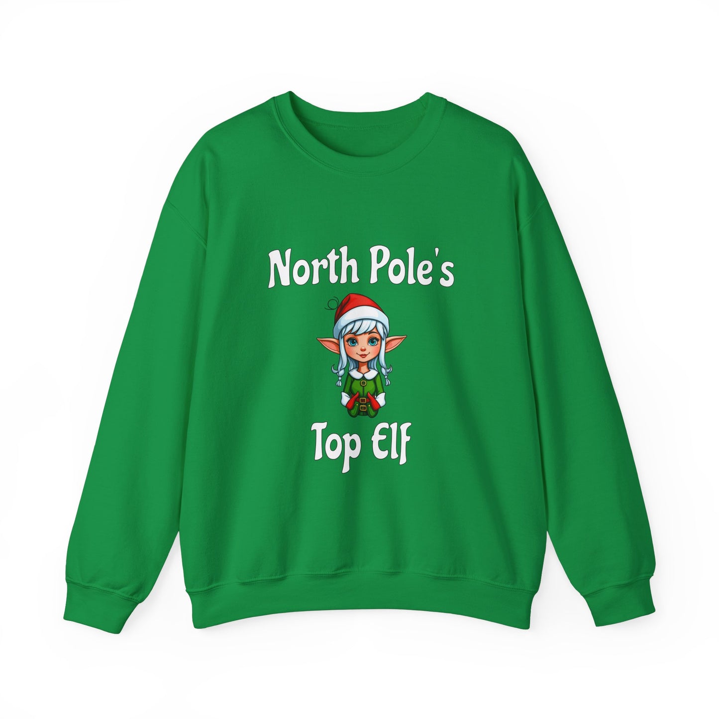 Top Elf Unisex Heavy Blend™ Crewneck Sweatshirt - by Java Good Coffee