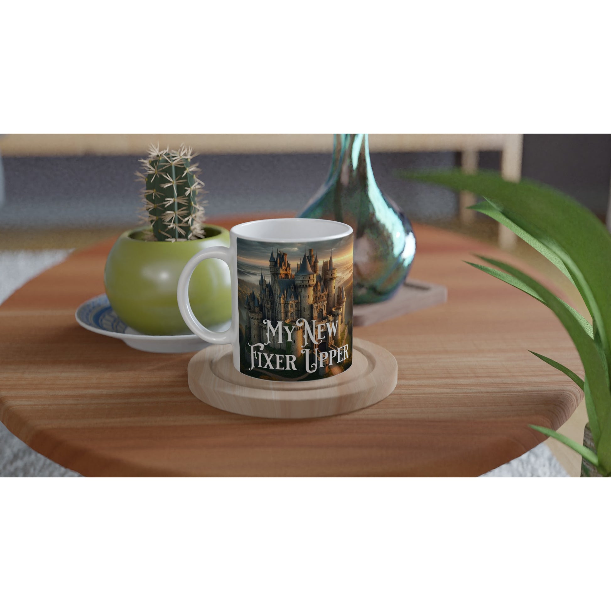 My New Fixer Upper White 11oz Ceramic Mug on Java Good Coffee