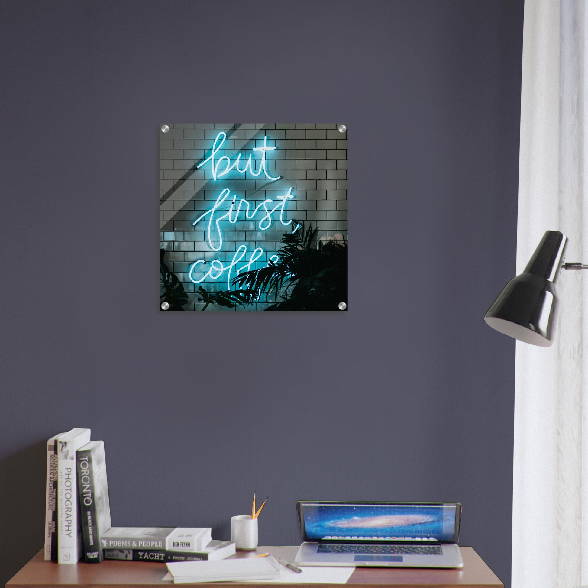 But First Coffee Acrylic Wall Print Java Good Coffee