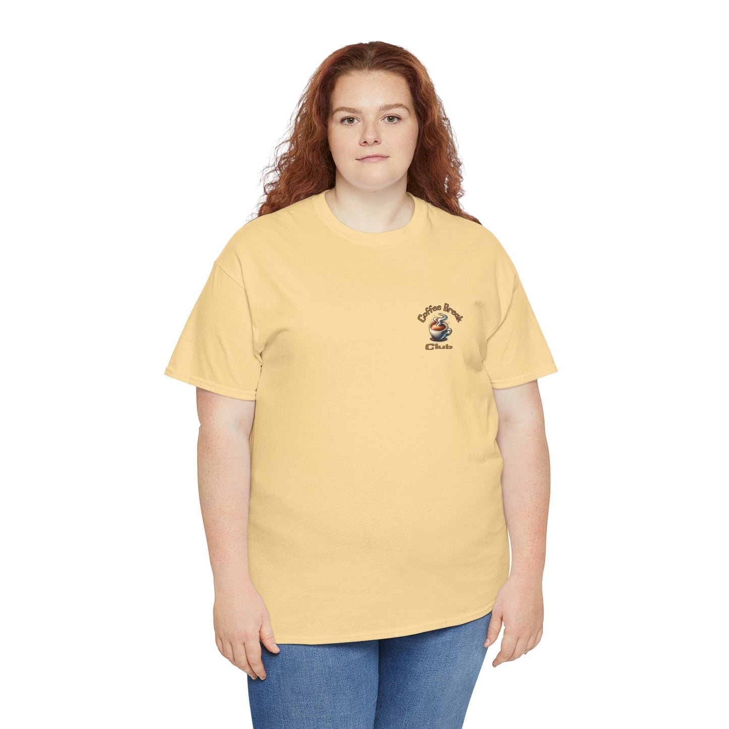 Coffee Break Club Tee - Unisex Heavy Cotton T-Shirt