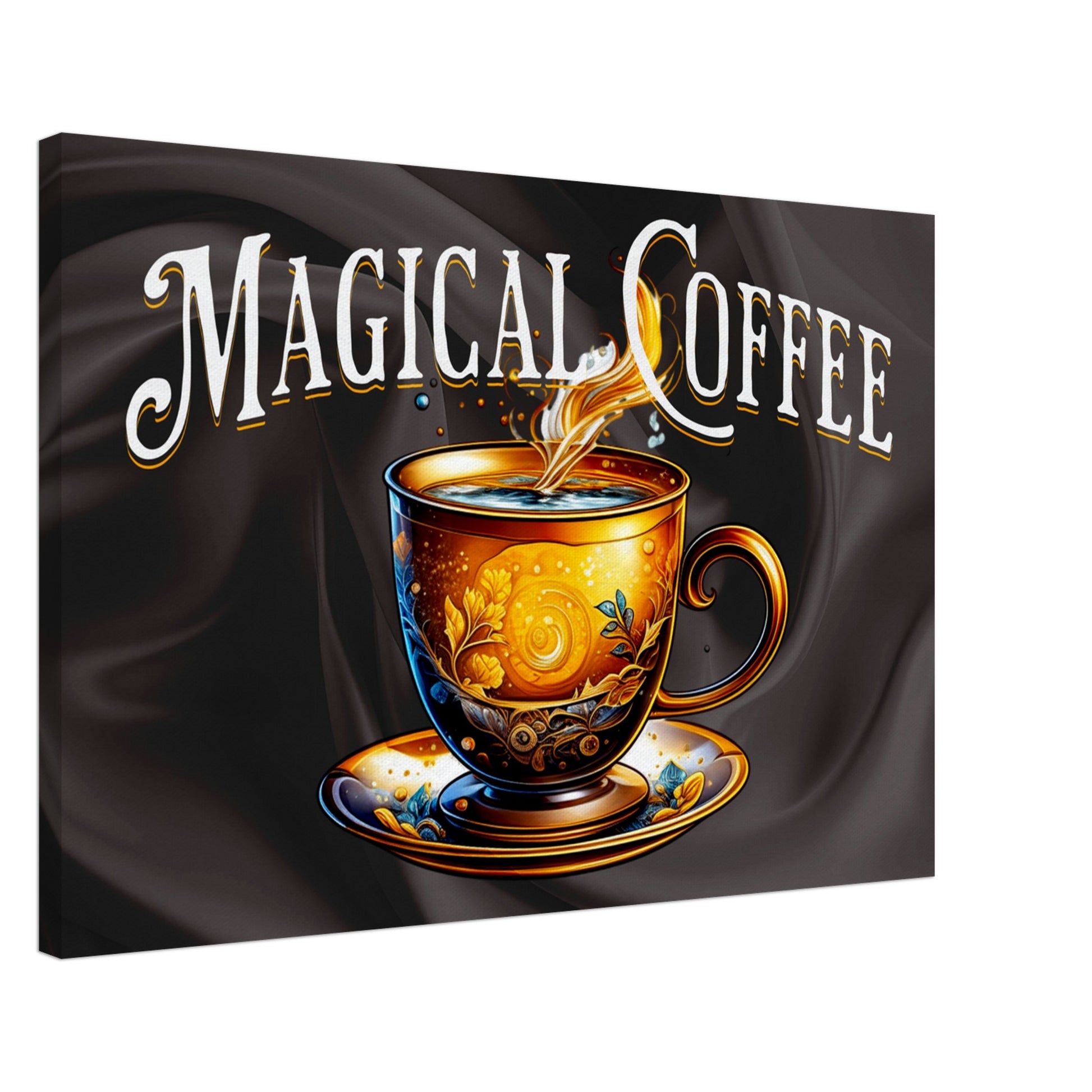 Magical Coffee Canvas Wall Print Java Good Coffee