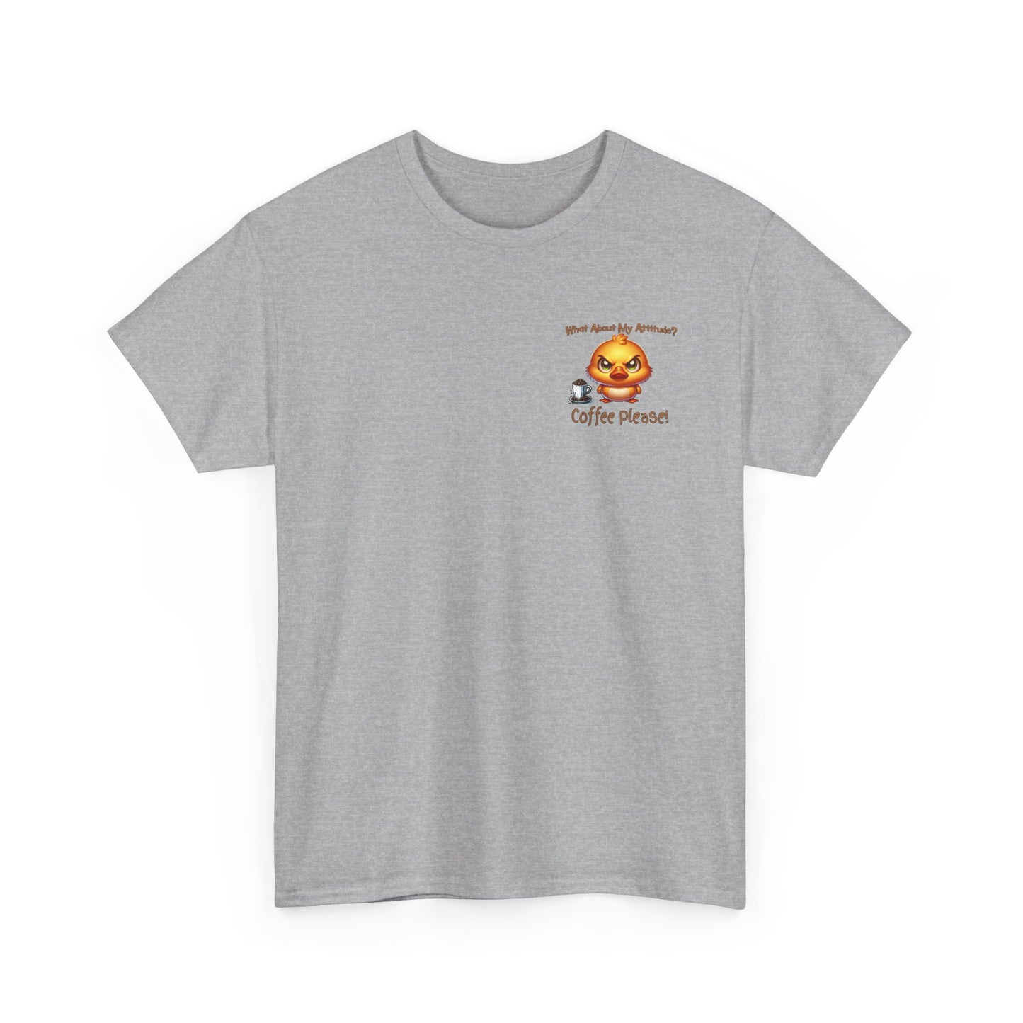 Birdie Coffee Attitude Unisex Heavy Cotton Tee