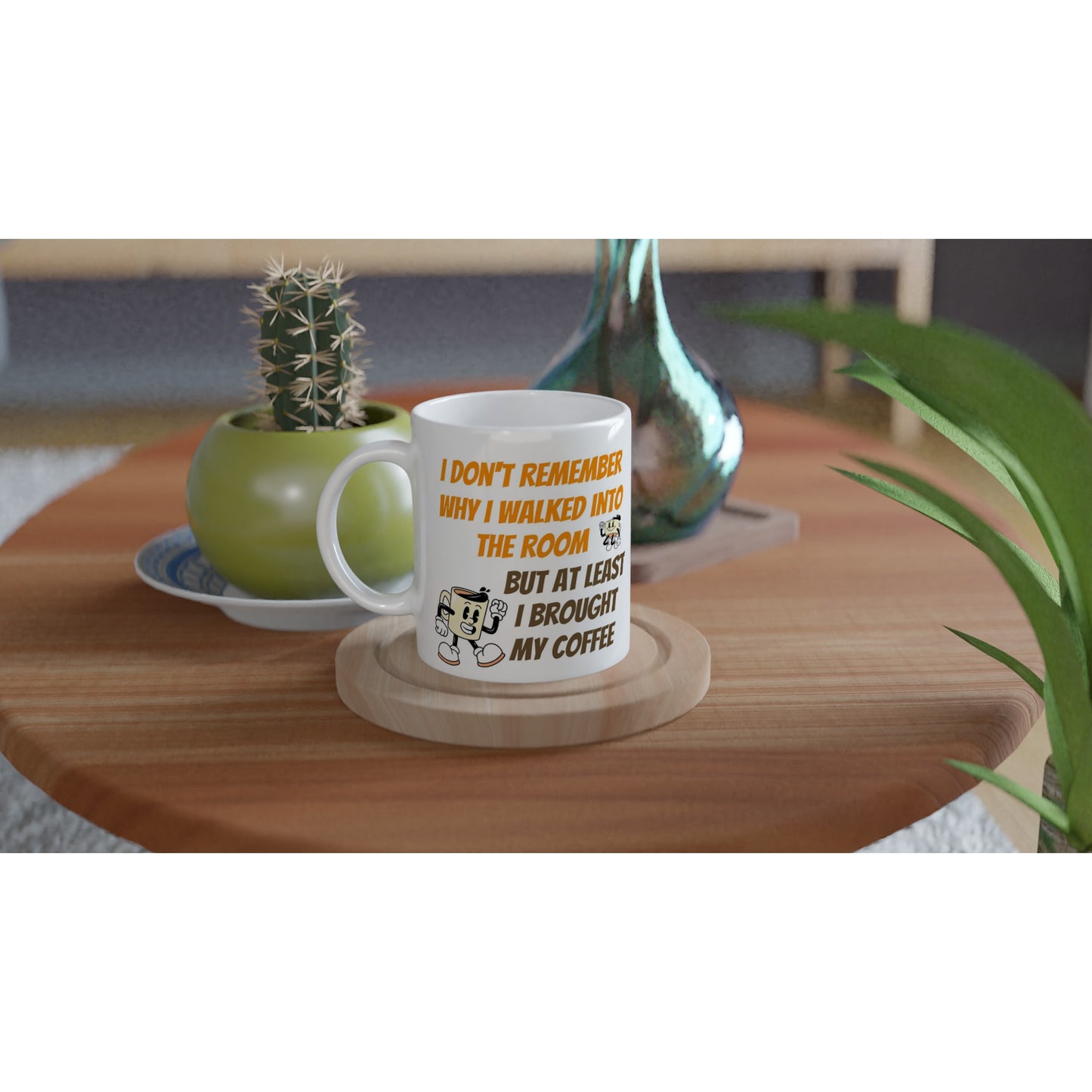 I Don't Remember White 11oz Ceramic Mug Java Good Coffee
