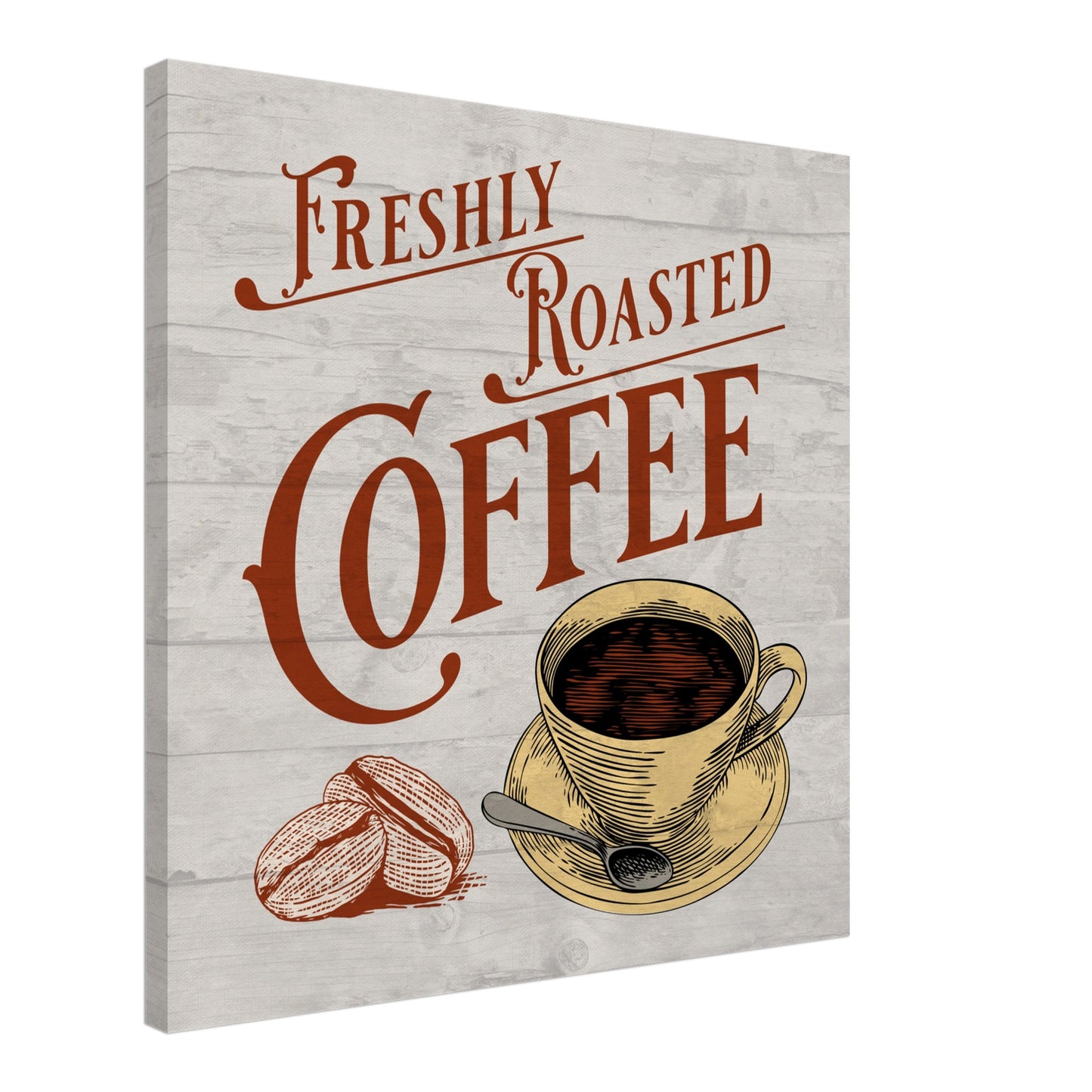 Freshly Roasted Coffee Canvas Wall Print Java Good Coffee