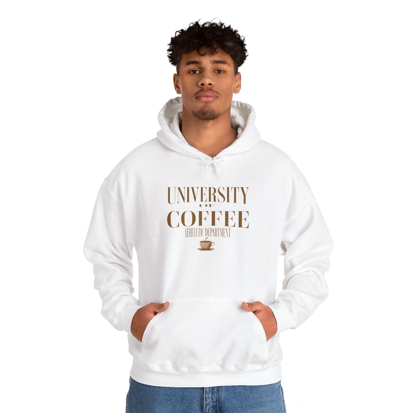 University of Coffee Unisex Heavy Blend™ Hooded Sweatshirt