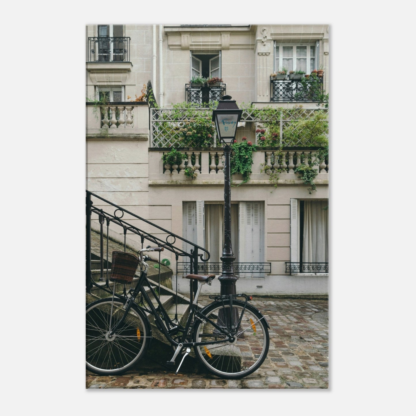 Paris Bicycle Canvas Wall Print at Java Good Coffee