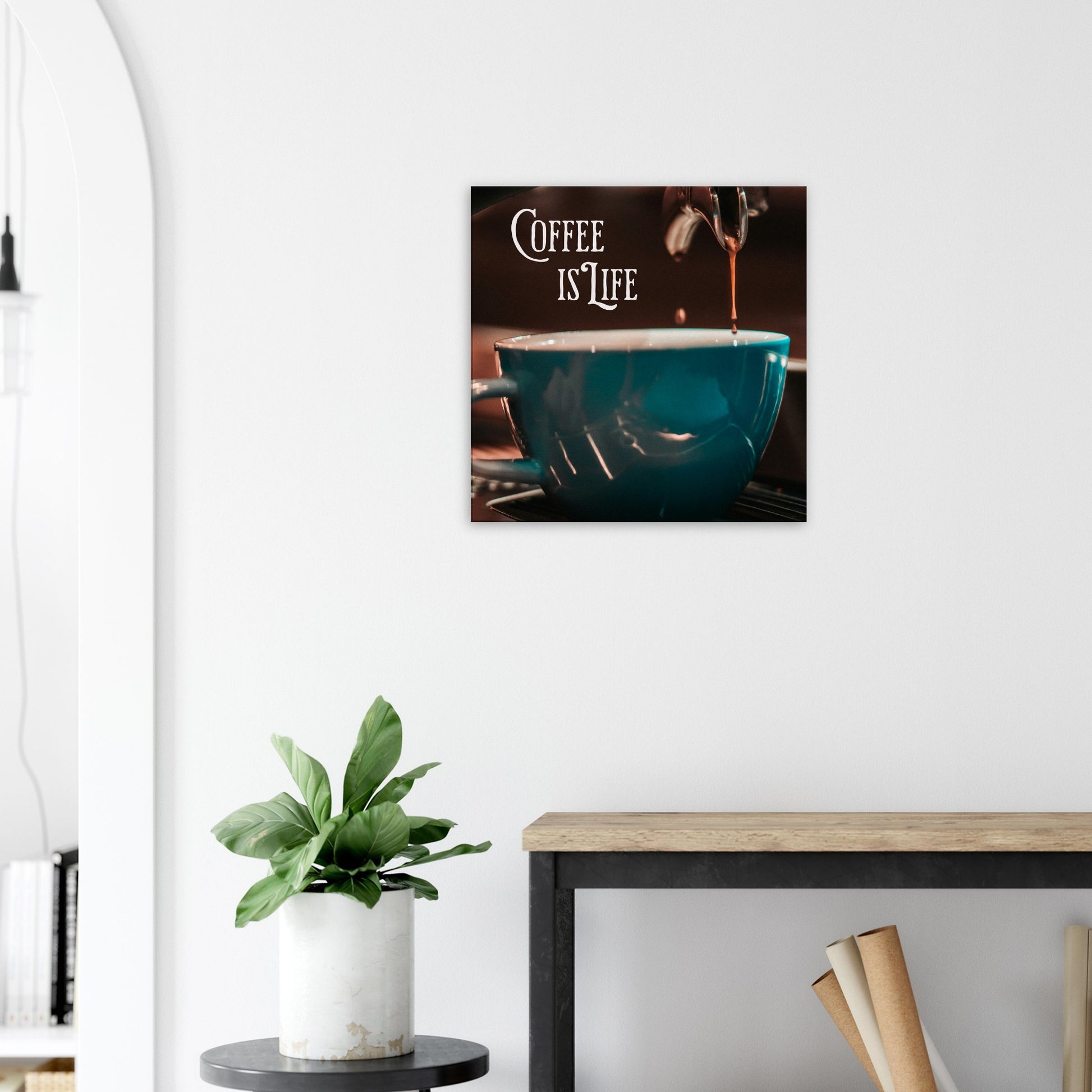 Coffee is Life Canvas Wall Print - Java Good Coffee