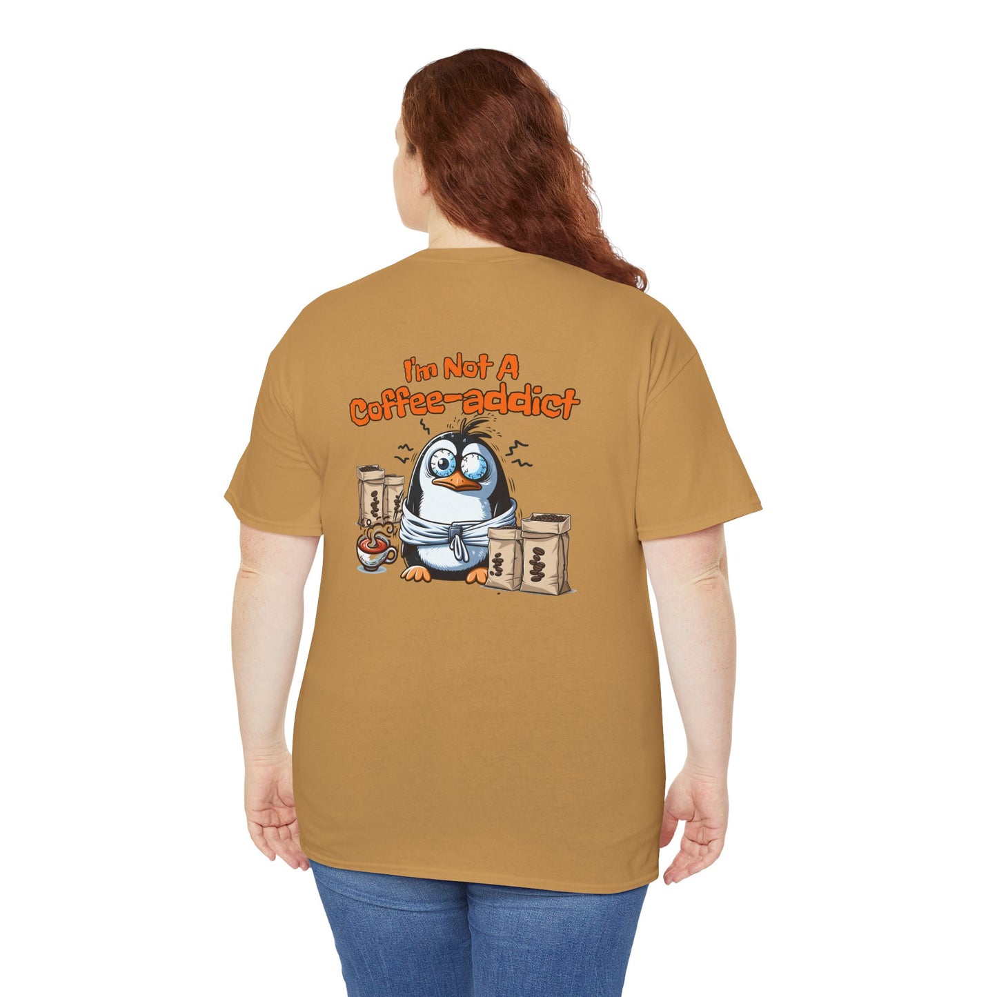 Coffee Addict Unisex Heavy Cotton Tee