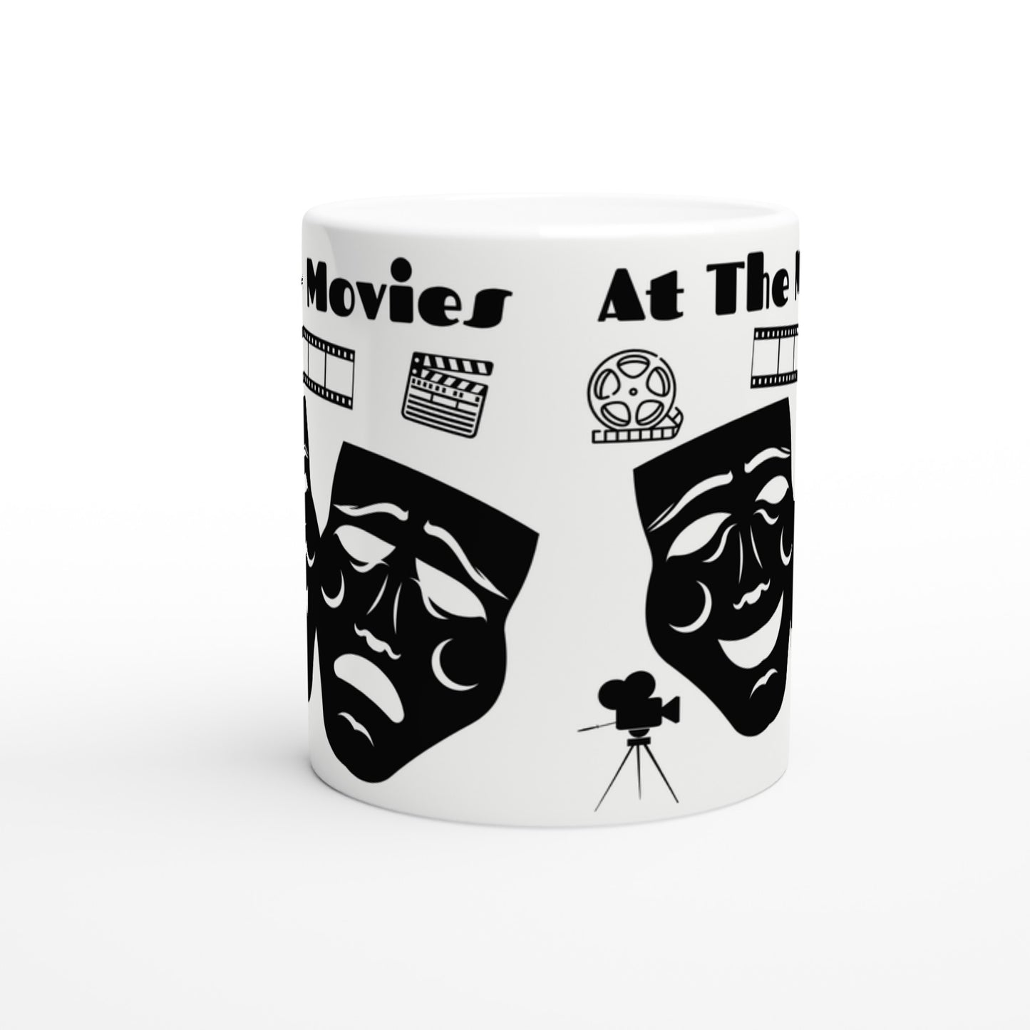 At the Movies White 11oz Ceramic Mug Java Good Coffee