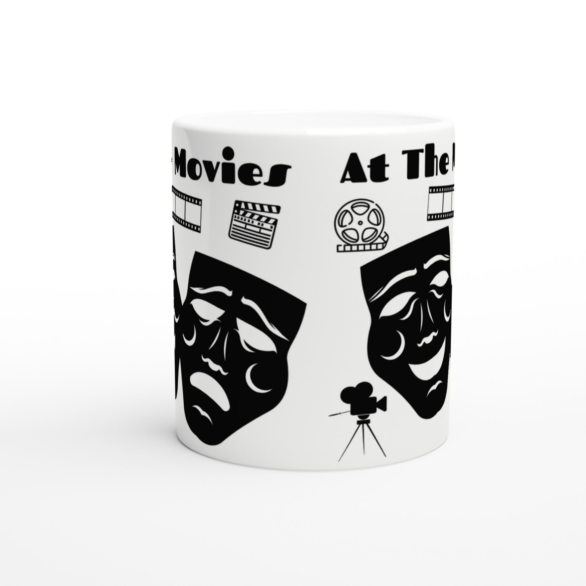 At the Movies White 11oz Ceramic Mug Java Good Coffee