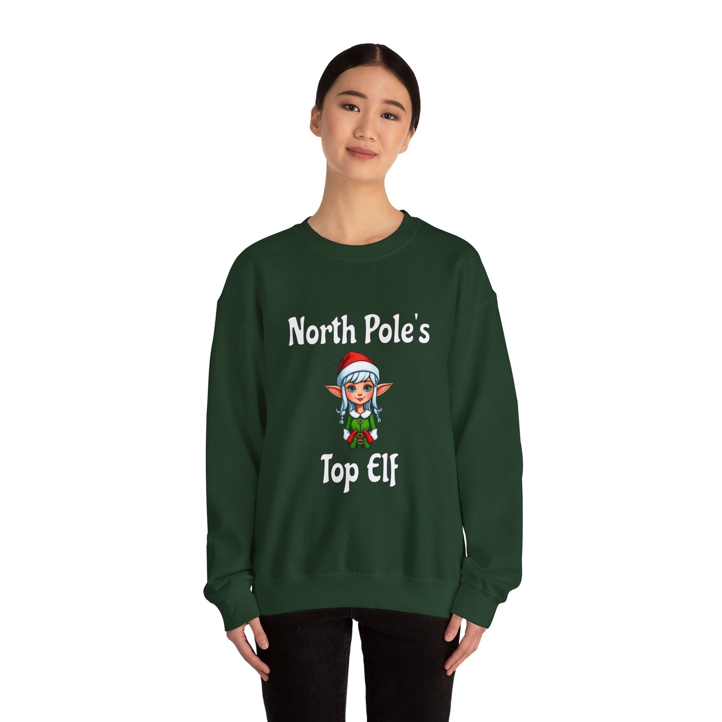 Top Elf Unisex Heavy Blend™ Crewneck Sweatshirt
