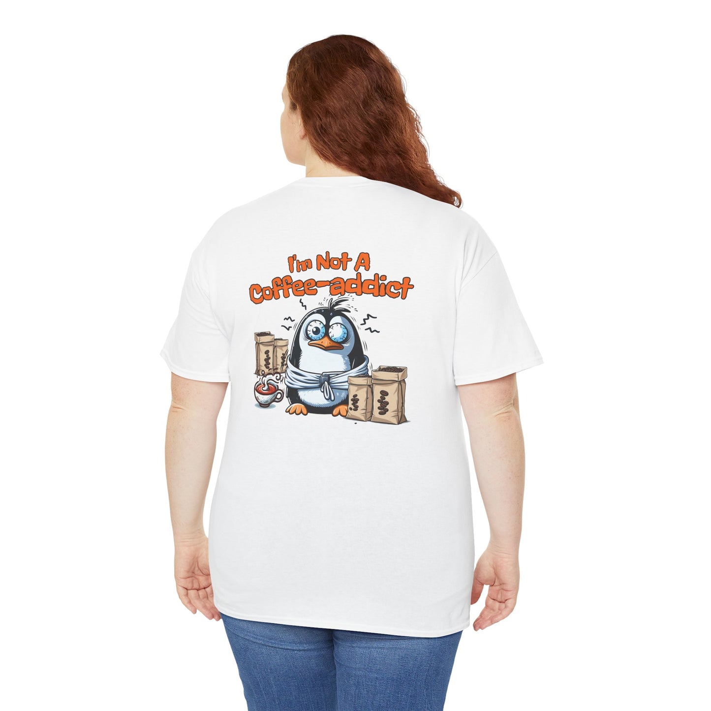 Coffee Addict Unisex Heavy Cotton Tee