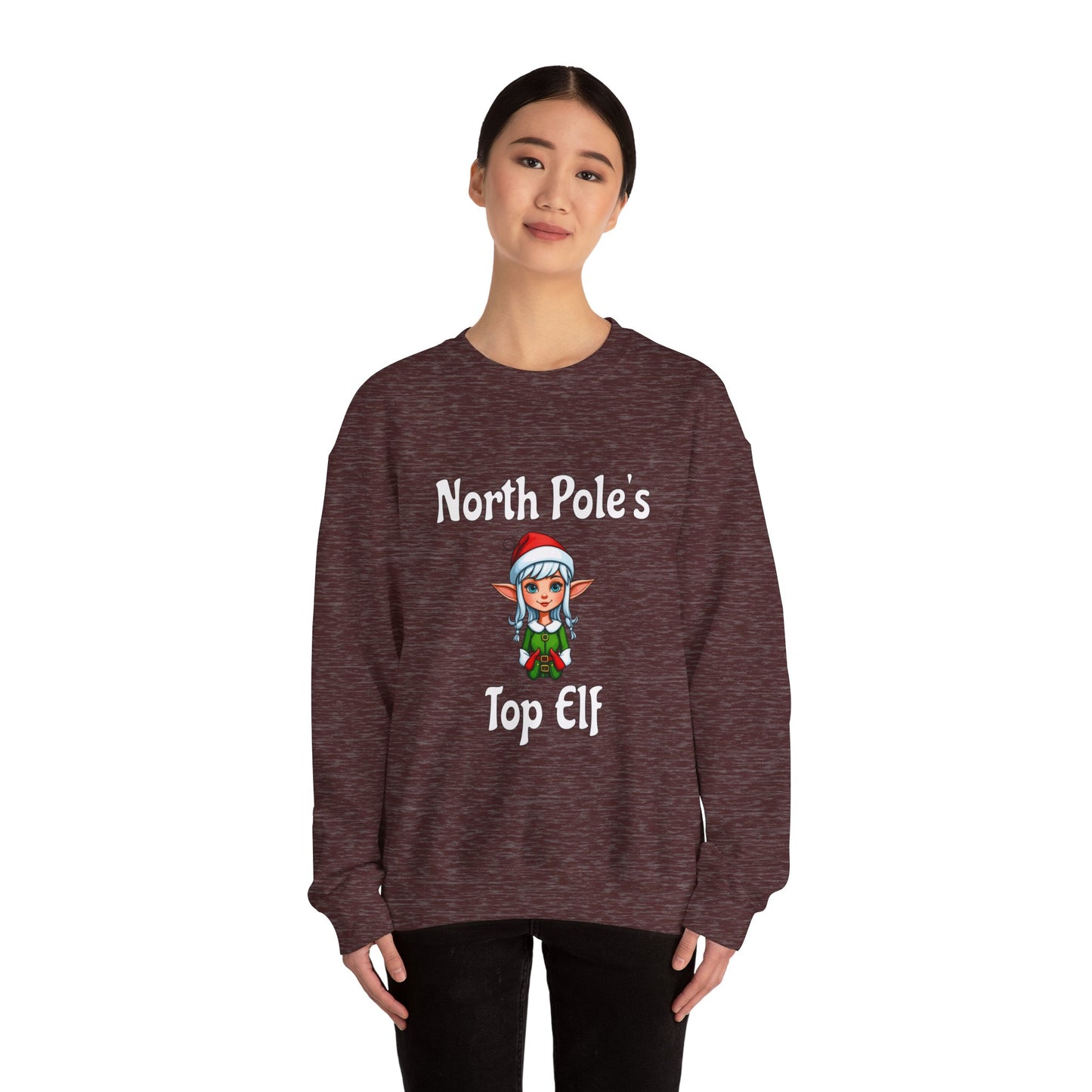 Top Elf Unisex Heavy Blend™ Crewneck Sweatshirt