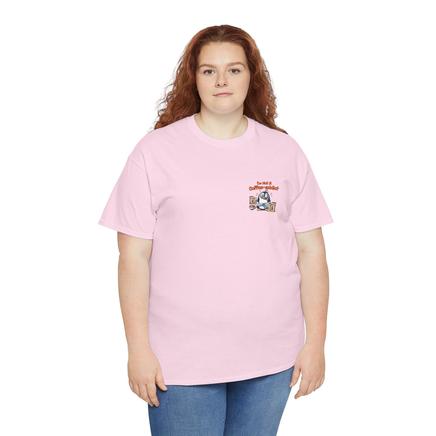 Coffee Addict Unisex Heavy Cotton Tee