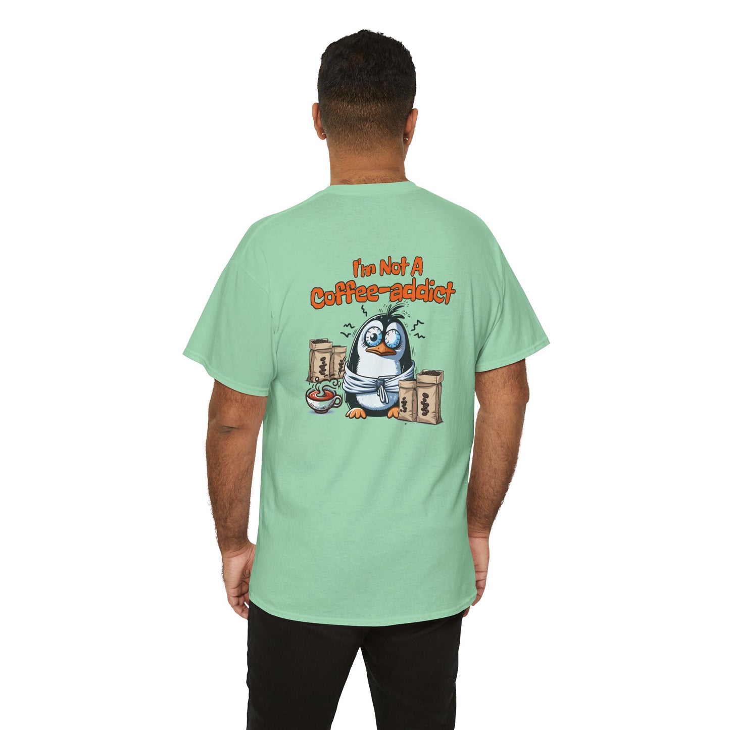 Coffee Addict Unisex Heavy Cotton Tee