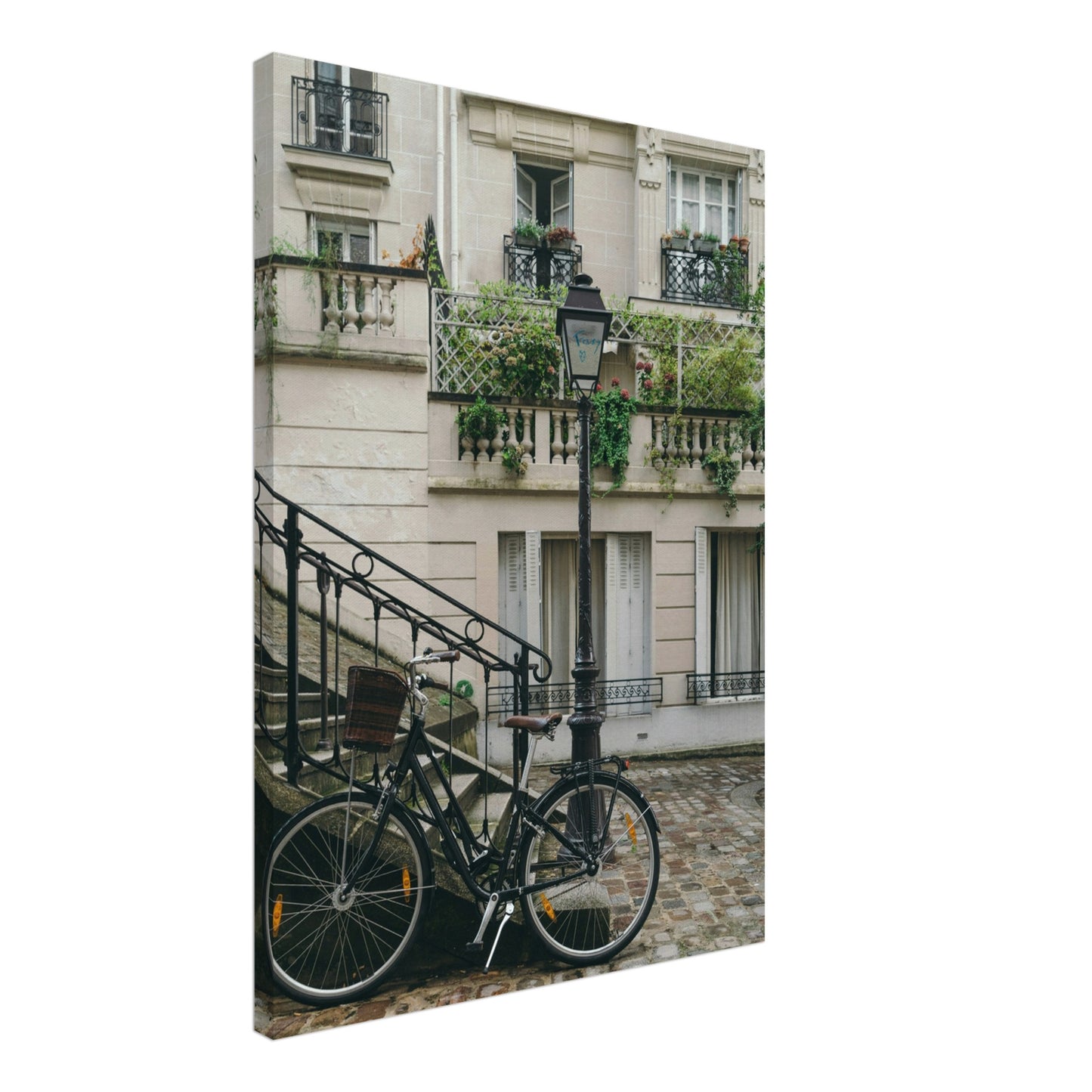 Paris Bicycle Canvas Wall Print Java Good Coffee