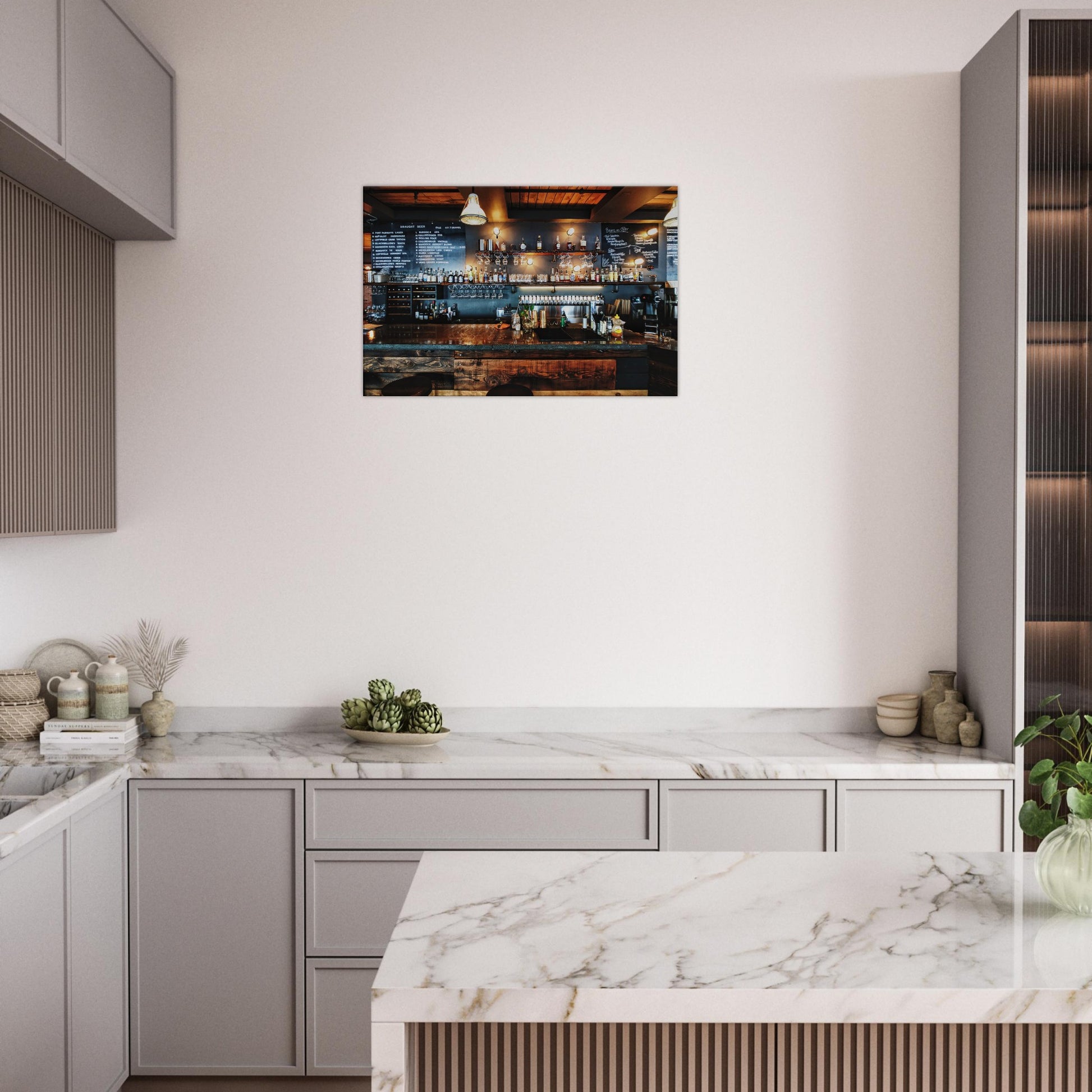 Rustic Coffee Bar Canvas Wall Print Java Good Coffee